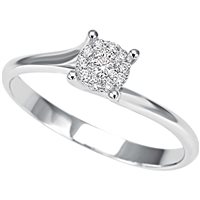Ringe Bliss Dame in Weißgold Diamante 20066928-13 - 20066928-13